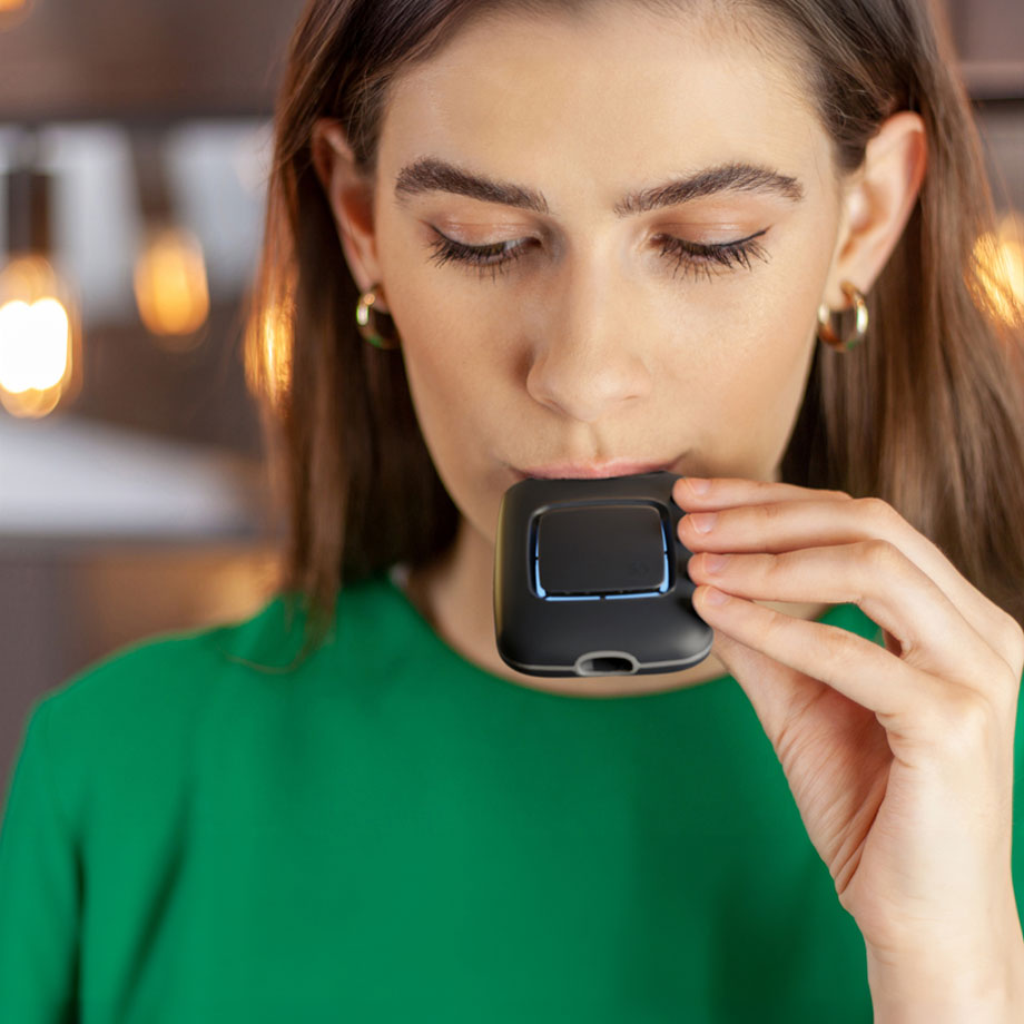Breath test with FoodMarble AIRE 2